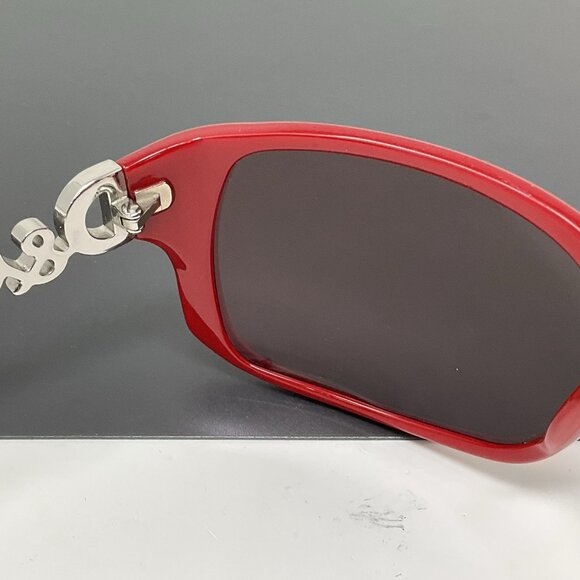 Dolce & Gabbana Sunglasses D&G 3006 63-17-125 Red Silver Logos Scratched Lenses main image 12